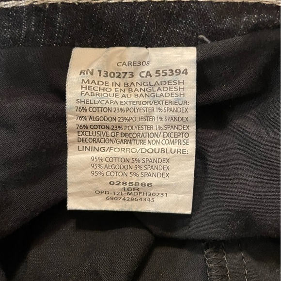 Denim Skort With Pink Stitching Girls Size 16 - Picture 5 of 7